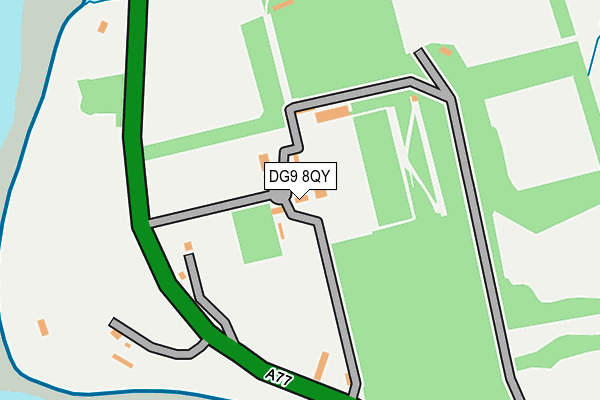 DG9 8QY map - OS OpenMap – Local (Ordnance Survey)