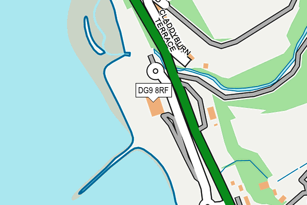 DG9 8RF map - OS OpenMap – Local (Ordnance Survey)