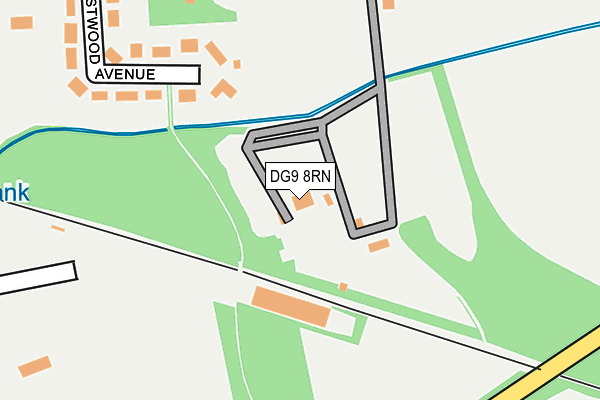 DG9 8RN map - OS OpenMap – Local (Ordnance Survey)