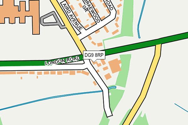 DG9 8RP map - OS OpenMap – Local (Ordnance Survey)