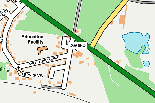 DG9 8RQ map - OS OpenMap – Local (Ordnance Survey)