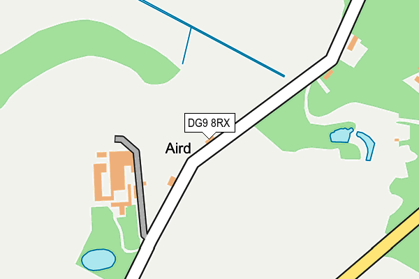 DG9 8RX map - OS OpenMap – Local (Ordnance Survey)