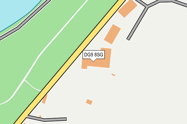 DG9 8SG map - OS OpenMap – Local (Ordnance Survey)