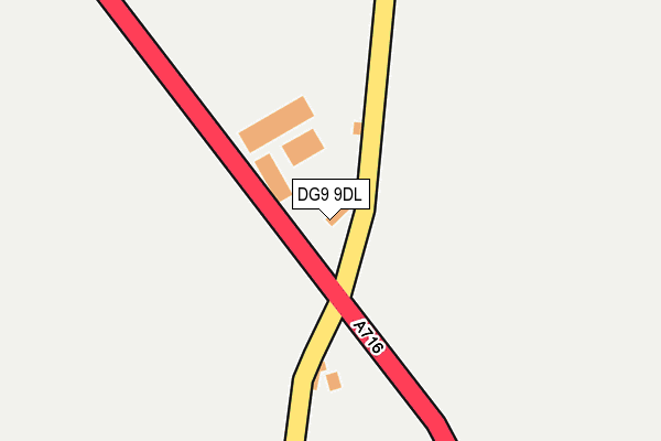 DG9 9DL map - OS OpenMap – Local (Ordnance Survey)