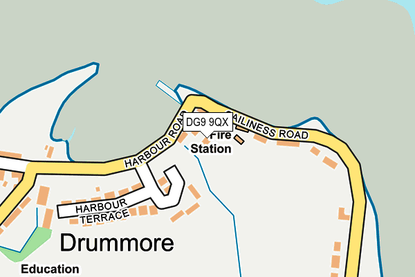 DG9 9QX map - OS OpenMap – Local (Ordnance Survey)