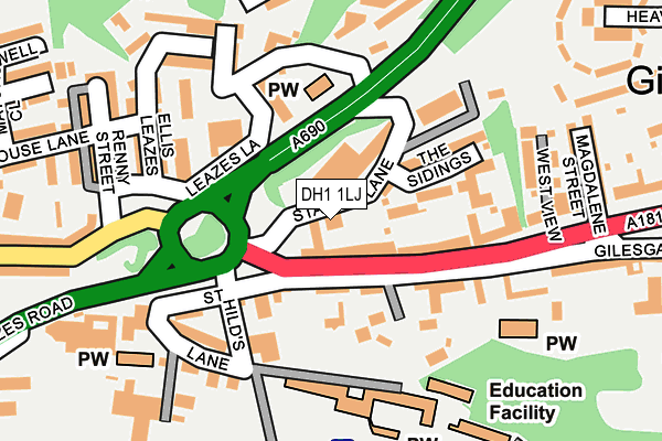 Map of SAMBUCA DURHAM CENTRE LIMITED at local scale