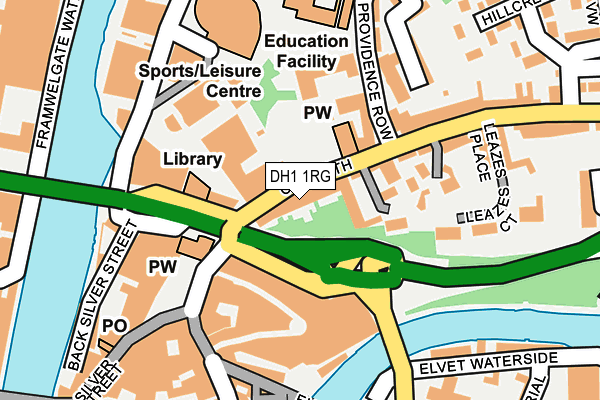 Map of BEN CHARLES DURHAM LIMITED at local scale