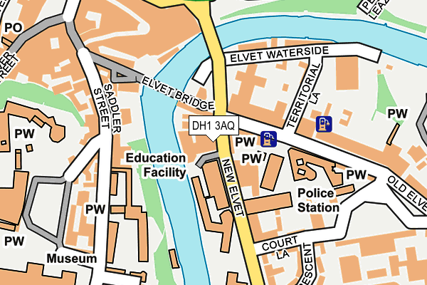 Map of THE CITY BAR DURHAM LIMITED at local scale