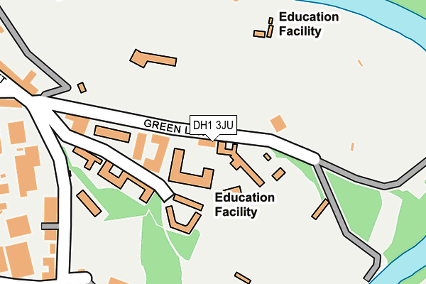 Map of DURHAM CITY RUGBY SUPPORTERS CLUB LIMITED at local scale