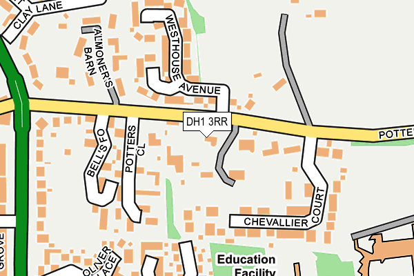 Map of WARD GROUP NORTH ROAD LTD at local scale