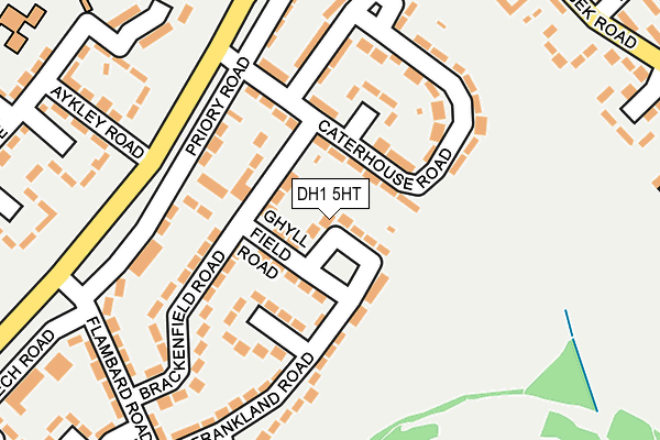 DH1 5HT map - OS OpenMap – Local (Ordnance Survey)