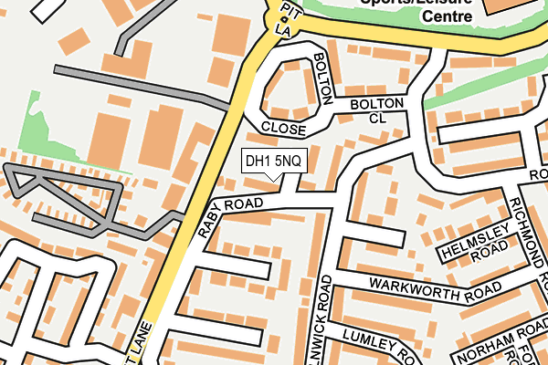 DH1 5NQ map - OS OpenMap – Local (Ordnance Survey)