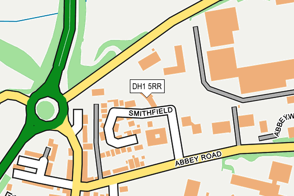 DH1 5RR map - OS OpenMap – Local (Ordnance Survey)