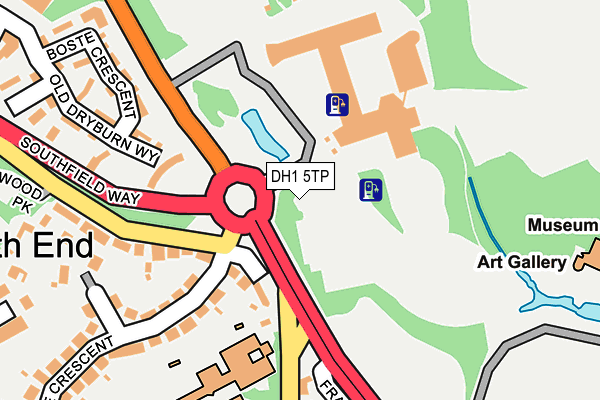 DH1 5TP map - OS OpenMap – Local (Ordnance Survey)