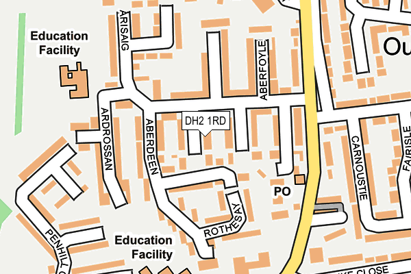 Map of DEAN RILEY LTD at local scale