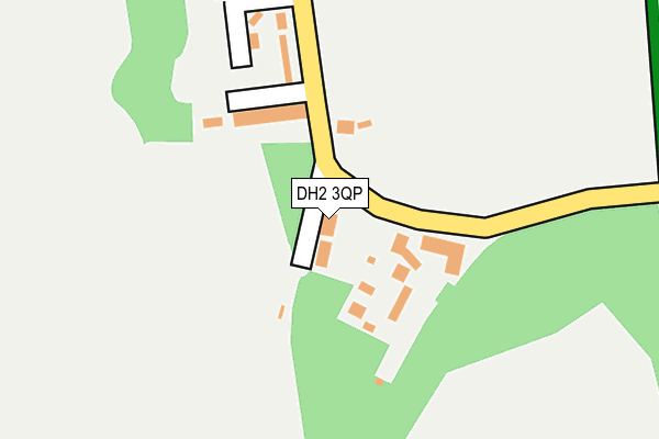 DH2 3QP map - OS OpenMap – Local (Ordnance Survey)
