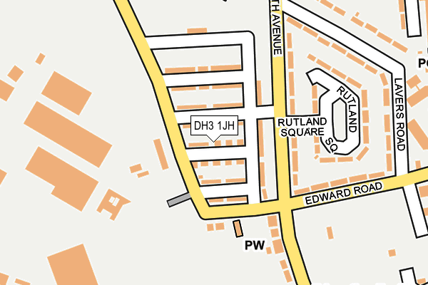 DH3 1JH map - OS OpenMap – Local (Ordnance Survey)