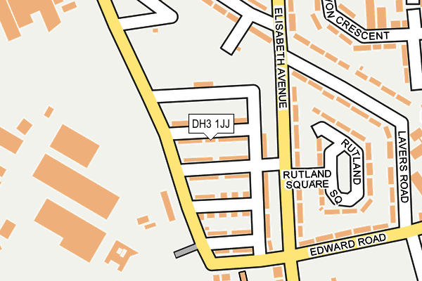 DH3 1JJ map - OS OpenMap – Local (Ordnance Survey)