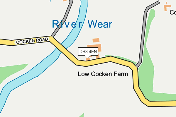 DH3 4EN map - OS OpenMap – Local (Ordnance Survey)
