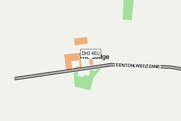 DH3 4EU map - OS OpenMap – Local (Ordnance Survey)