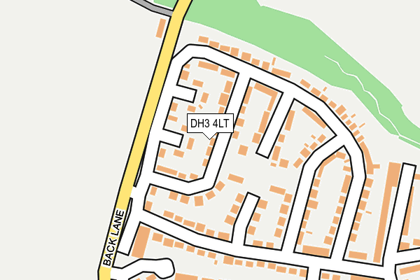 DH3 4LT map - OS OpenMap – Local (Ordnance Survey)