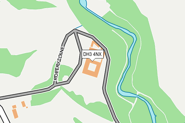 DH3 4NX map - OS OpenMap – Local (Ordnance Survey)
