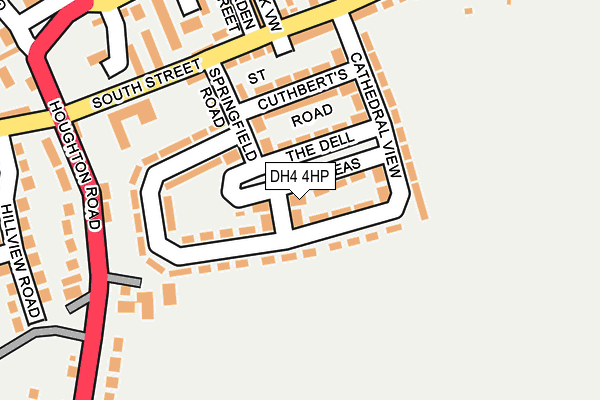 DH4 4HP map - OS OpenMap – Local (Ordnance Survey)