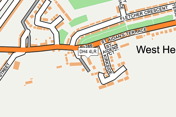 DH4 4LR map - OS OpenMap – Local (Ordnance Survey)