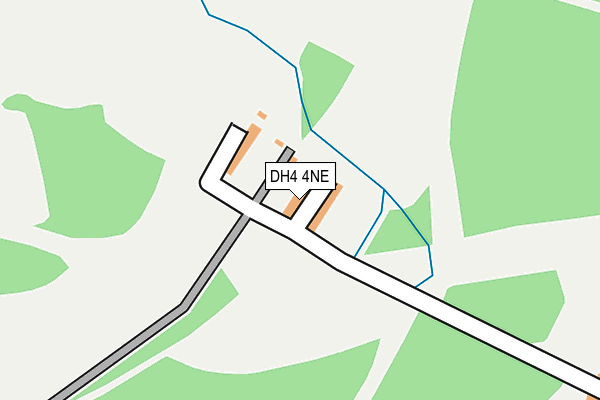 DH4 4NE map - OS OpenMap – Local (Ordnance Survey)