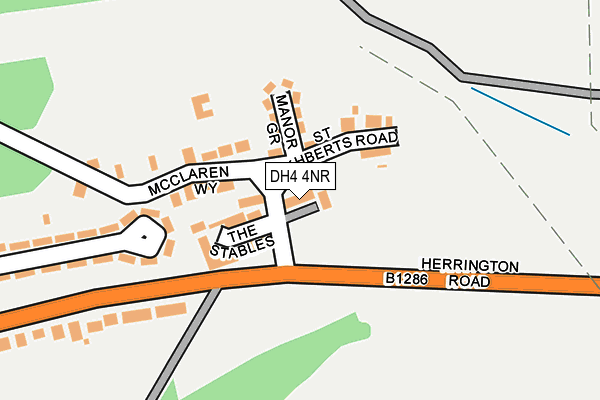 DH4 4NR map - OS OpenMap – Local (Ordnance Survey)