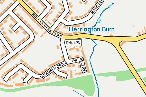 DH4 4PN map - OS OpenMap – Local (Ordnance Survey)