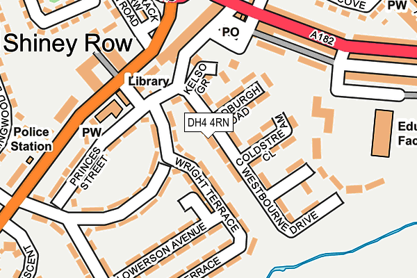 DH4 4RN map - OS OpenMap – Local (Ordnance Survey)