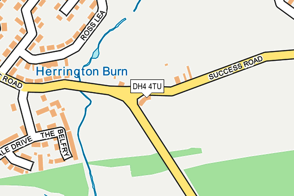 DH4 4TU map - OS OpenMap – Local (Ordnance Survey)