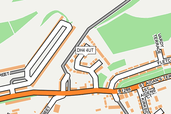 DH4 4UT map - OS OpenMap – Local (Ordnance Survey)