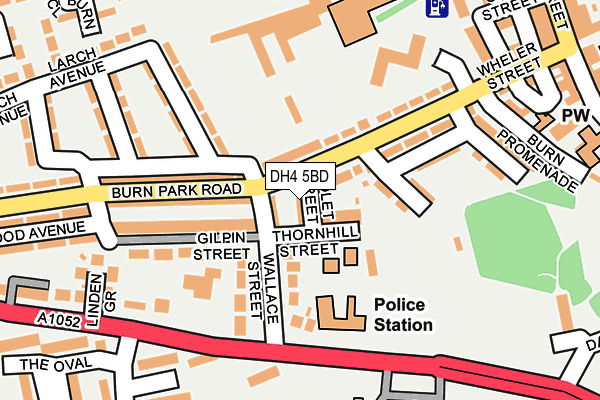 DH4 5BD map - OS OpenMap – Local (Ordnance Survey)