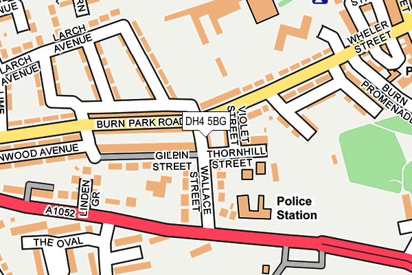 DH4 5BG map - OS OpenMap – Local (Ordnance Survey)