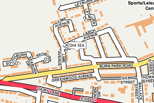 DH4 5EA map - OS OpenMap – Local (Ordnance Survey)