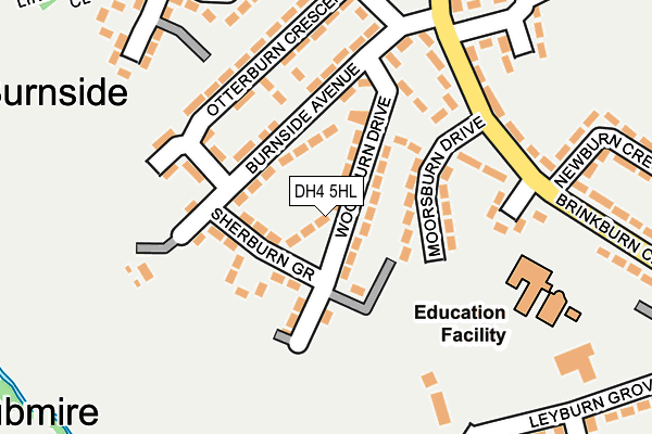 Map of KV BOOZE LTD at local scale
