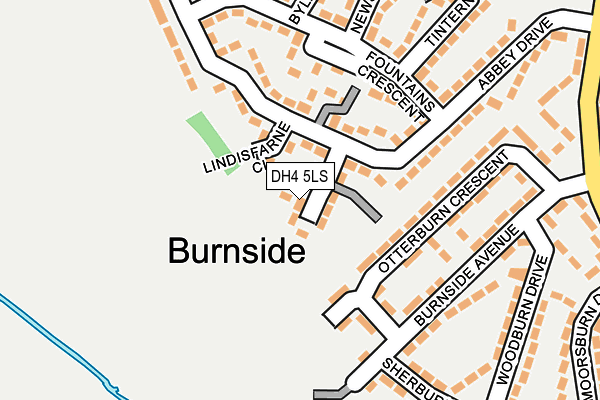 DH4 5LS map - OS OpenMap – Local (Ordnance Survey)