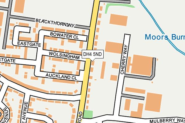 DH4 5ND map - OS OpenMap – Local (Ordnance Survey)