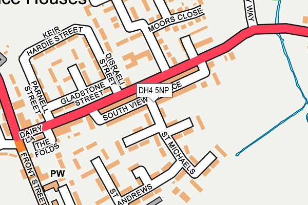 DH4 5NP map - OS OpenMap – Local (Ordnance Survey)