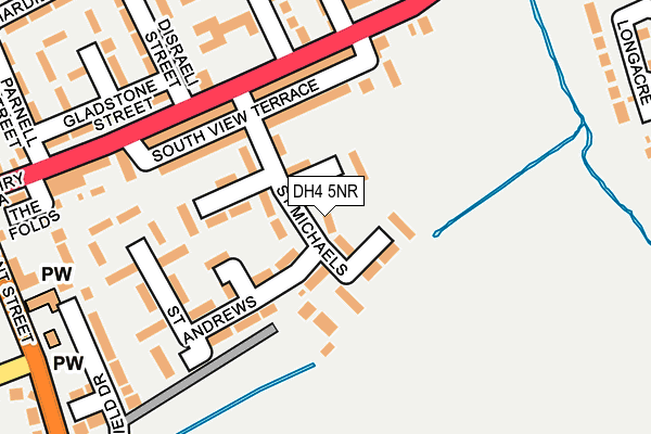 DH4 5NR map - OS OpenMap – Local (Ordnance Survey)