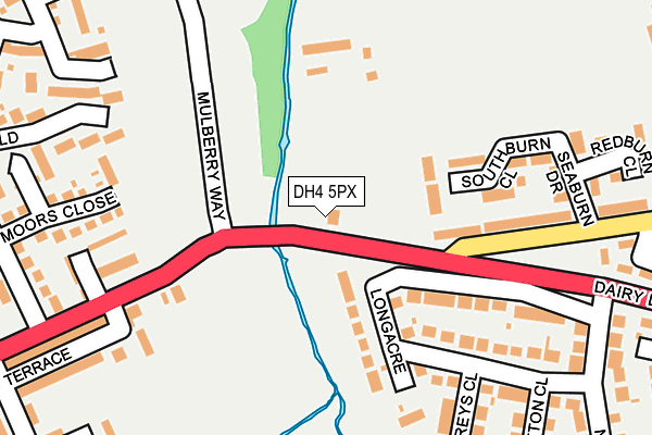 DH4 5PX map - OS OpenMap – Local (Ordnance Survey)