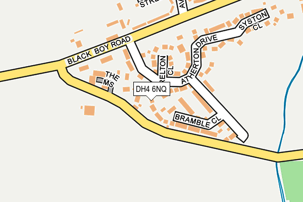 DH4 6NQ map - OS OpenMap – Local (Ordnance Survey)