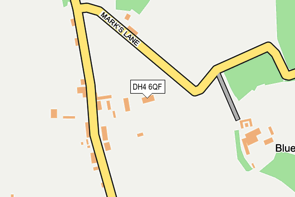 DH4 6QF map - OS OpenMap – Local (Ordnance Survey)