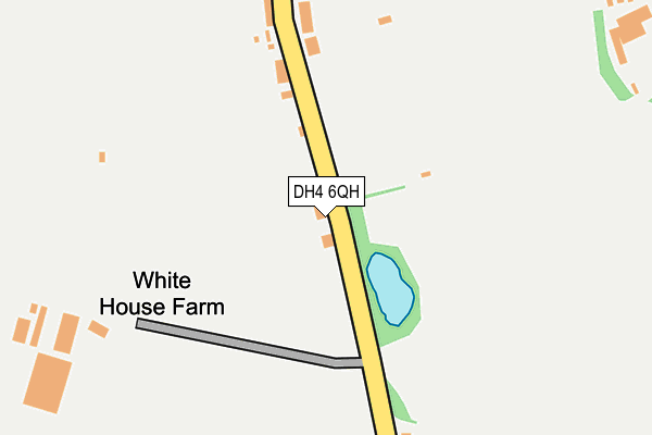 DH4 6QH map - OS OpenMap – Local (Ordnance Survey)