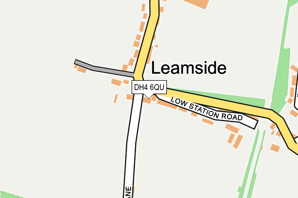 DH4 6QU map - OS OpenMap – Local (Ordnance Survey)