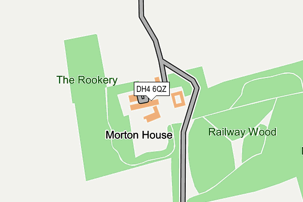 DH4 6QZ map - OS OpenMap – Local (Ordnance Survey)