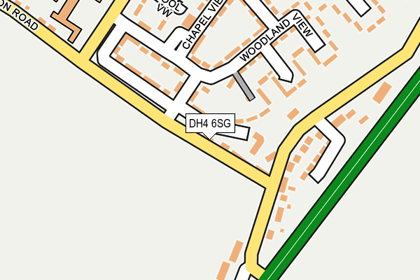 DH4 6SG map - OS OpenMap – Local (Ordnance Survey)