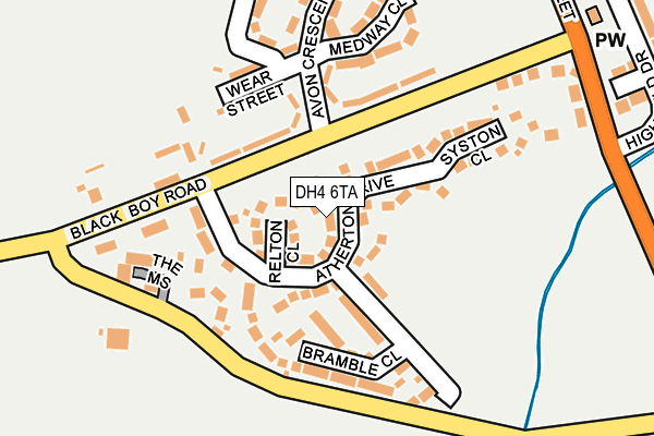 Map of ATHERTON TRAINING & DEVELOPMENT LIMITED at local scale